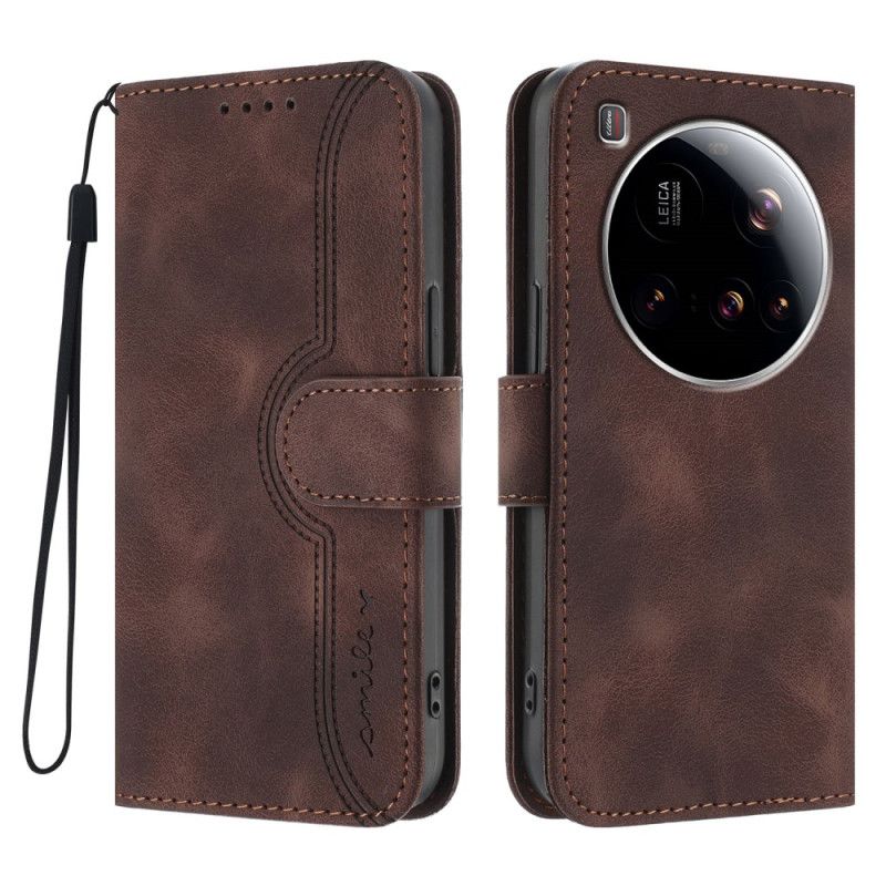 Etui Folio Do Xiaomi 15 Ultra Uśmiech