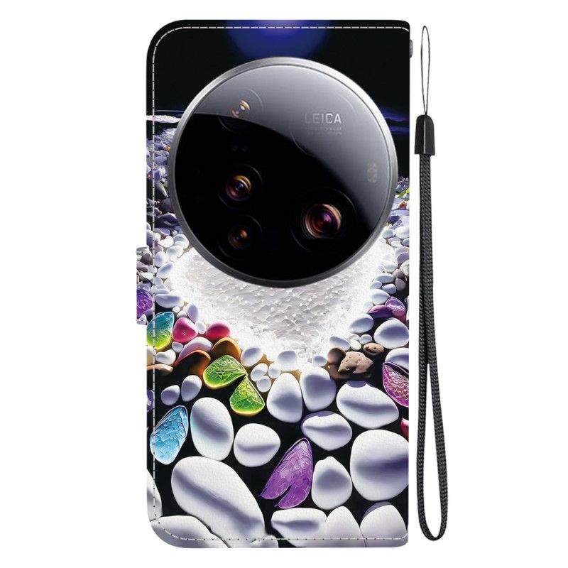 Etui Folio Xiaomi 15 Ultra Białe Serce