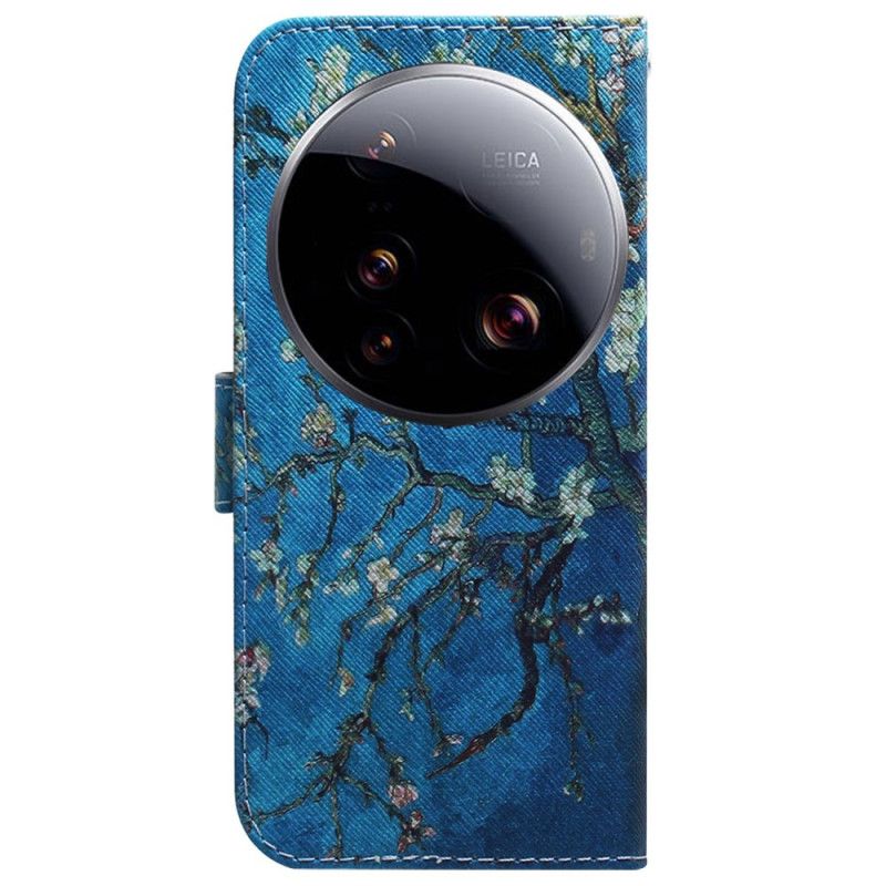 Etui Folio Xiaomi 15 Ultra Kwiaty Moreli Etui Ochronne