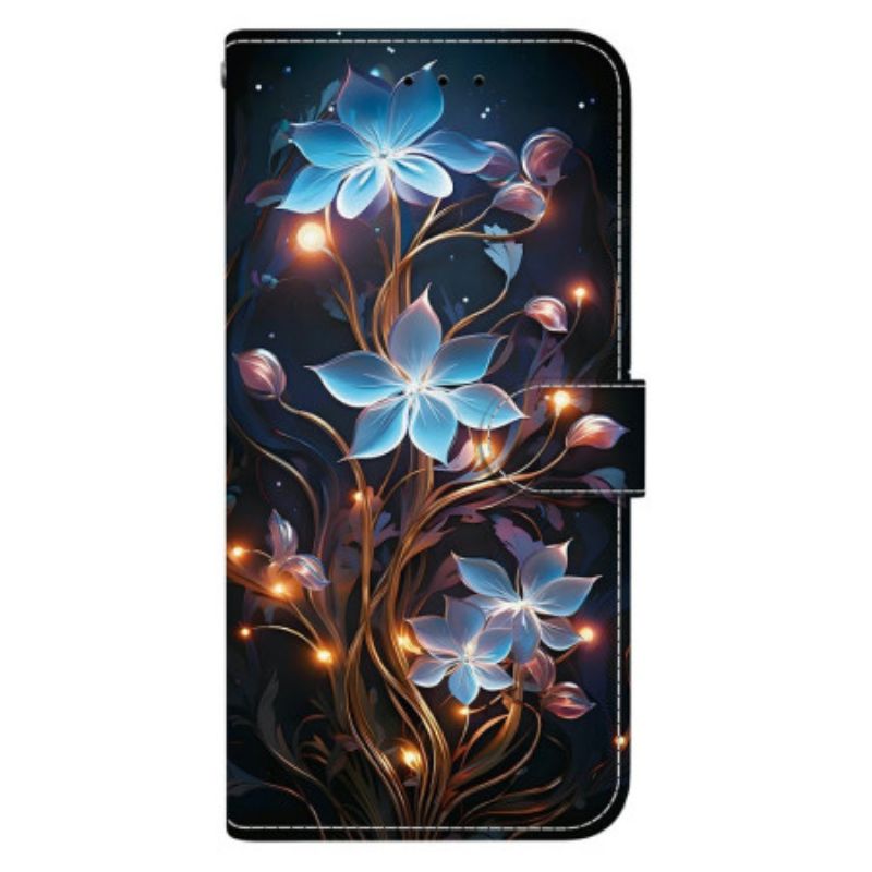 Etui Folio Xiaomi 15 Ultra Kwiaty W Kształcie Latarni