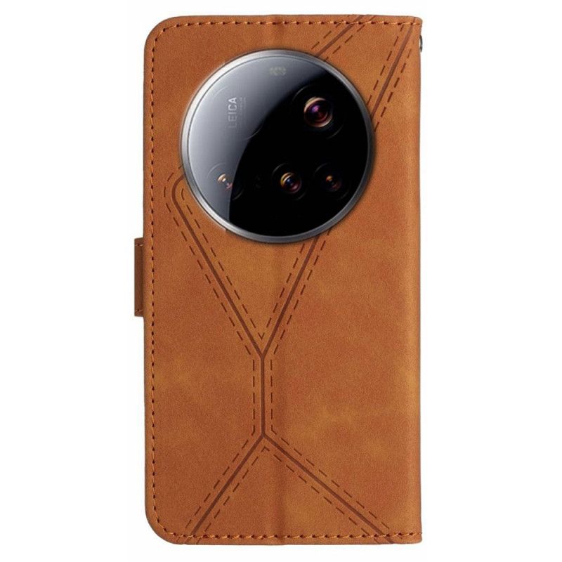 Etui Folio Xiaomi 15 Ultra Linie I Paski