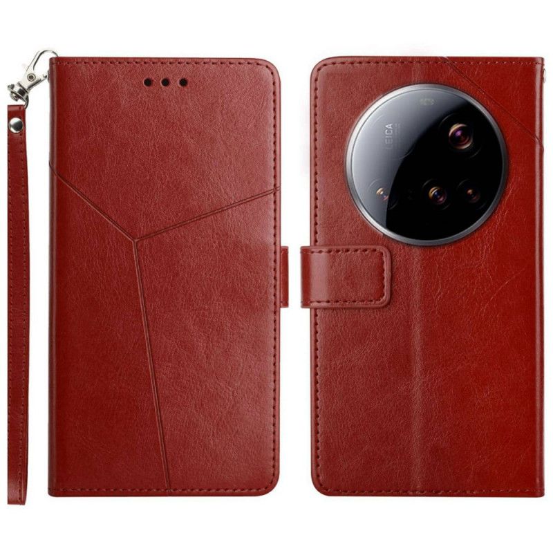 Etui Folio Xiaomi 15 Ultra Pasek W Kształcie Litery Y Etui Ochronne