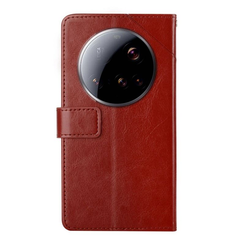 Etui Folio Xiaomi 15 Ultra Pasek W Kształcie Litery Y Etui Ochronne