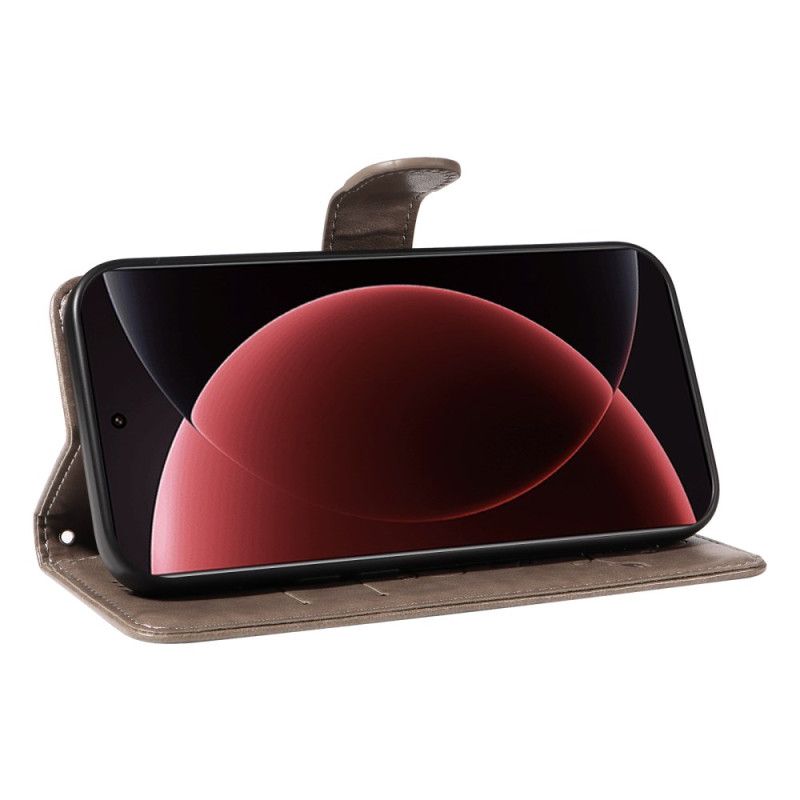 Etui Folio Xiaomi 15 Ultra Wzór Kwiatowy