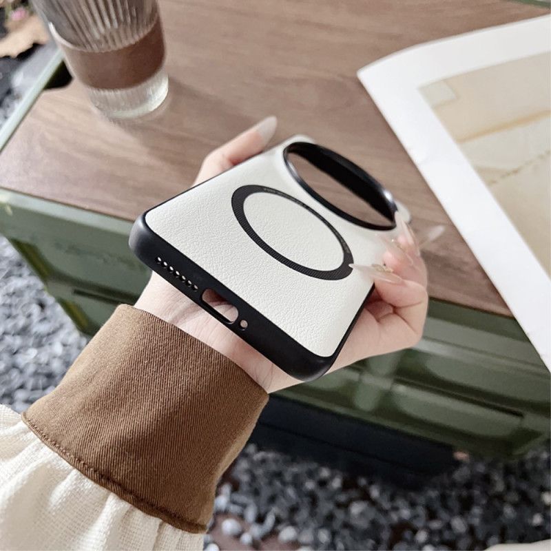 Etui Xiaomi 15 Ultra Kompatybilny Z Magsafe Leather Effect Etui Ochronne