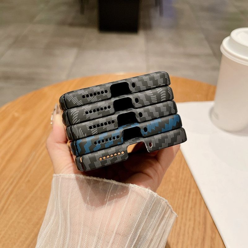 Etui Xiaomi 15 Ultra Tekstura Włókna Węglowego