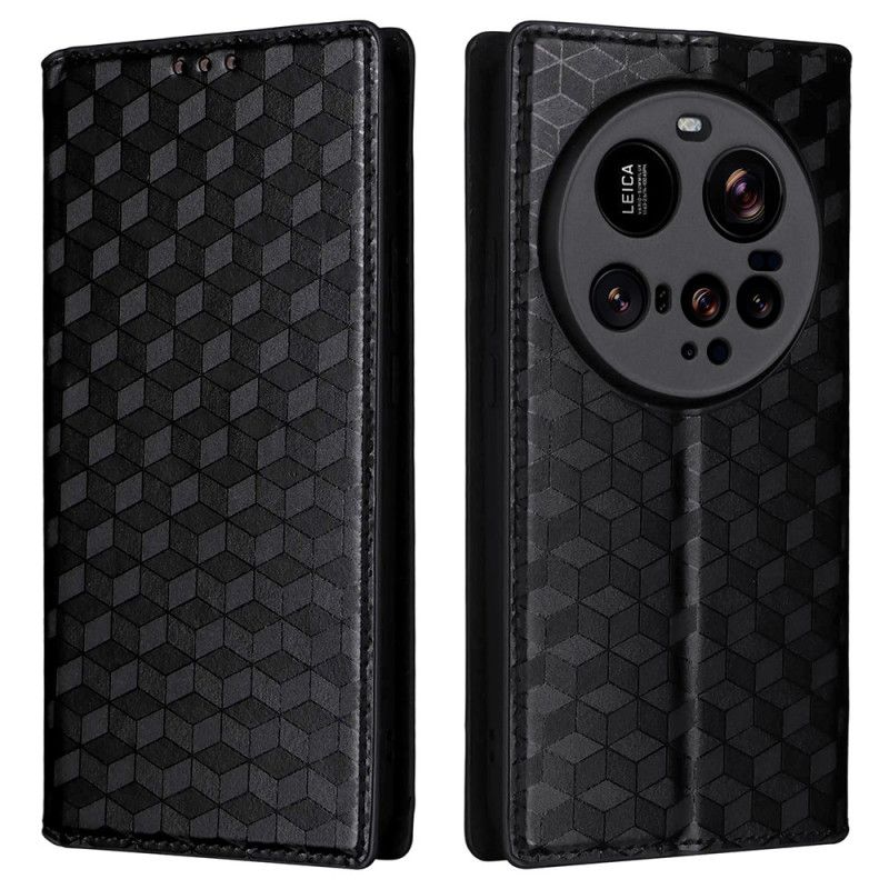 Flip Kotelot Do Xiaomi 15 Ultra Trójwymiarowe Diamenty