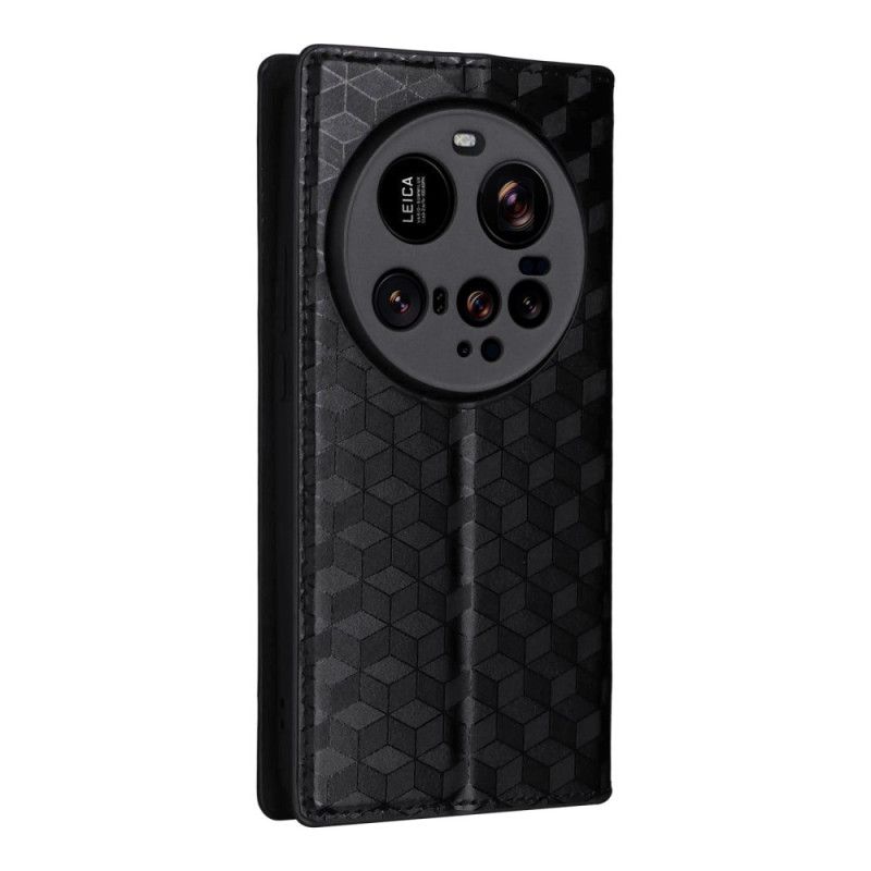 Flip Kotelot Do Xiaomi 15 Ultra Trójwymiarowe Diamenty