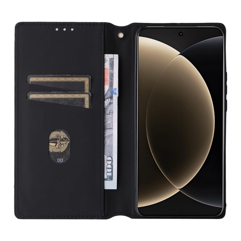 Flip Kotelot Do Xiaomi 15 Ultra Trójwymiarowe Diamenty