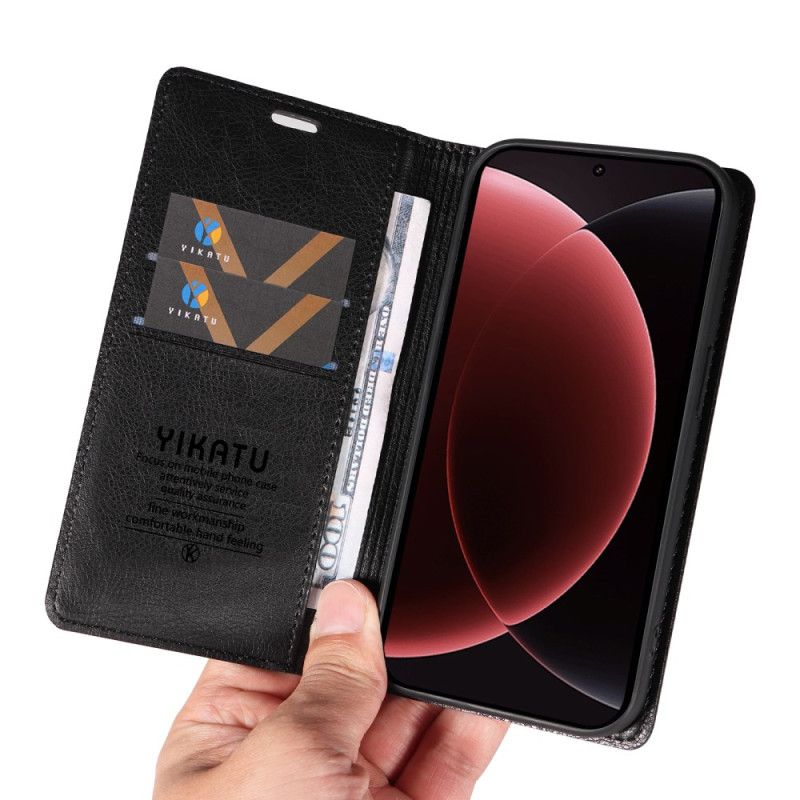 Flip Kotelot Xiaomi 15 Ultra Etui Na Telefon Skóra Syntetyczna Yikatu Lychee