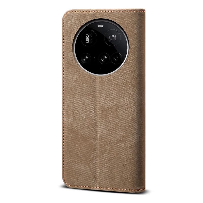 Flip Kotelot Xiaomi 15 Ultra Etui Na Telefon Tkanina Jeansowa