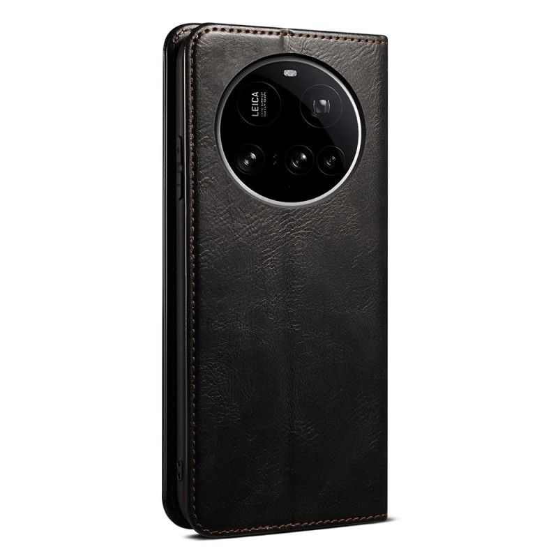 Flip Kotelot Xiaomi 15 Ultra Etui Na Telefon Woskowana Skóra Ekologiczna