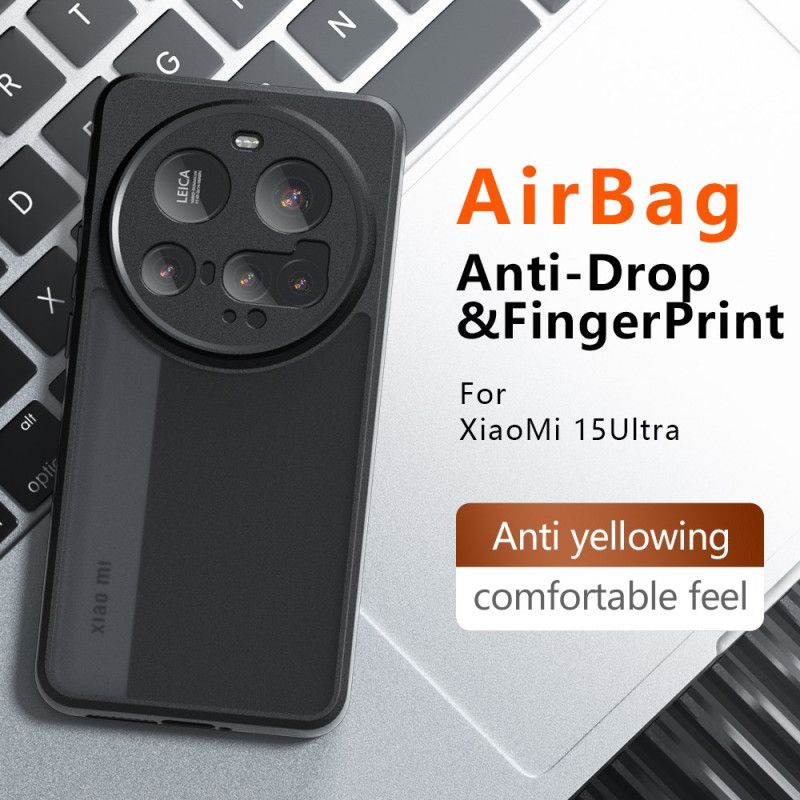 Futerały Xiaomi 15 Ultra Etui Na Telefon CZarny Przezroczysty