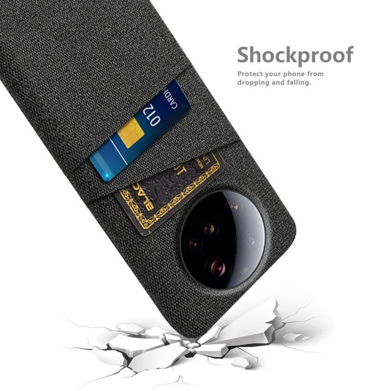 Futerały Xiaomi 15 Ultra Etui Na Telefon Podwójny Uchwyt Na Karty Z Materiału