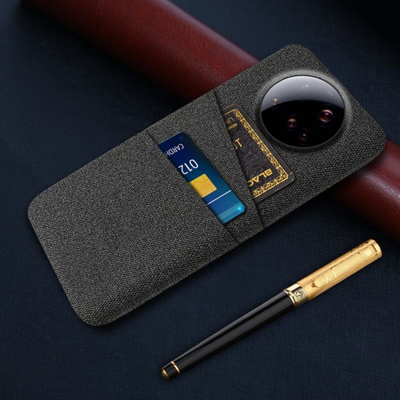 Futerały Xiaomi 15 Ultra Etui Na Telefon Podwójny Uchwyt Na Karty Z Materiału