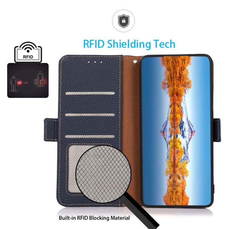 Pokrowce Xiaomi 15 Ultra Skóra Khazneh Blokująca Rfid