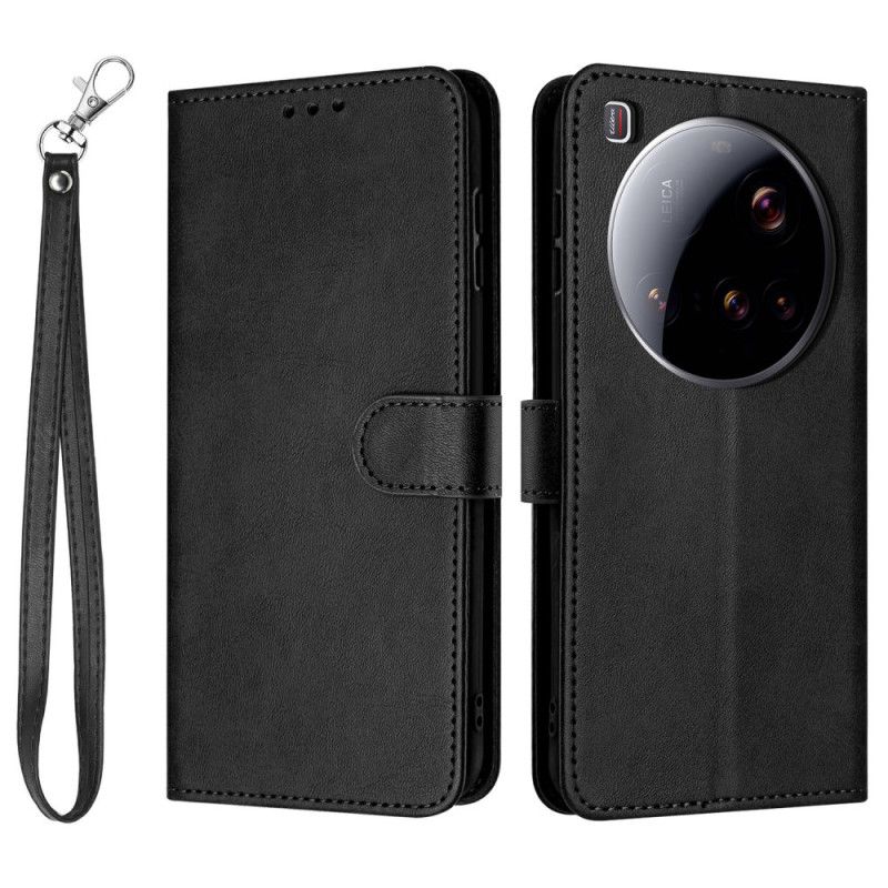 Skórzany Futerał Xiaomi 15 Ultra Etui Na Telefon Efekt Skórzanego Paska