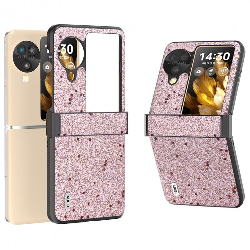 Etui Do Oppo Find N3 Flip Błyszcząca Powierzchnia Abeel