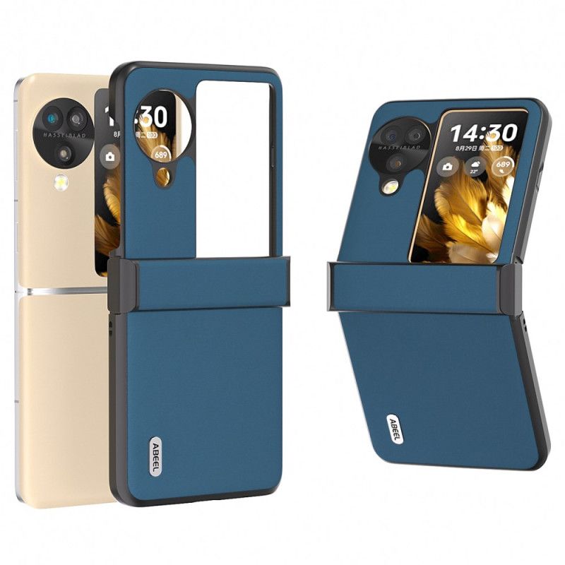 Etui Do Oppo Find N3 Flip Prawdziwa Skóra Abeel