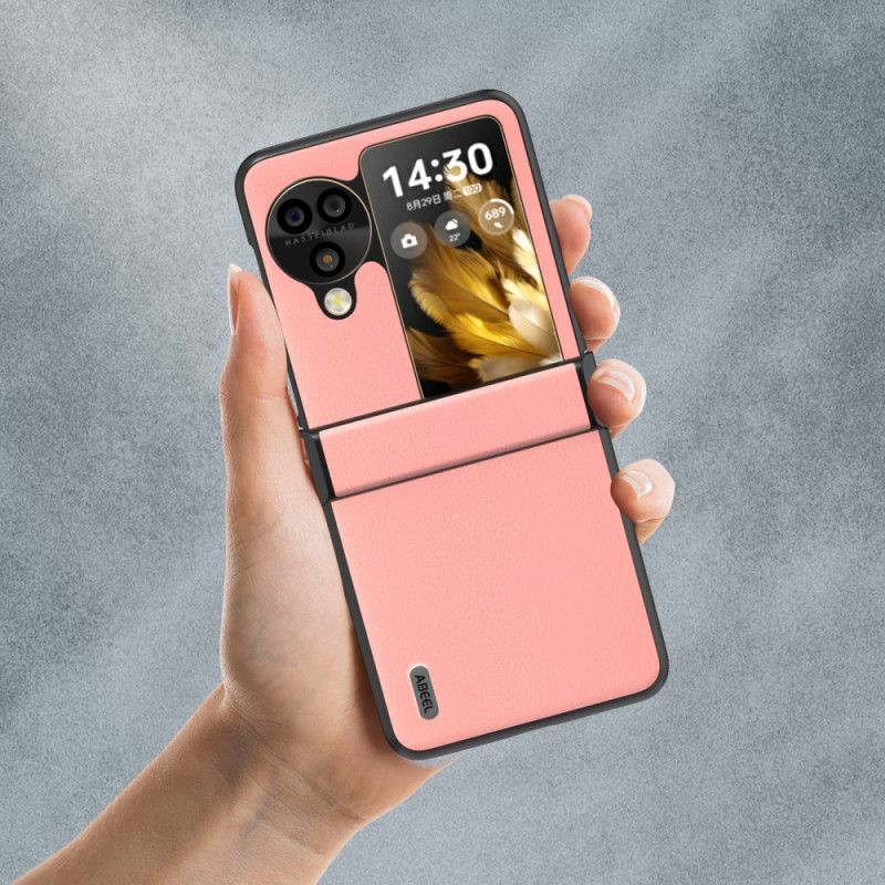 Etui Do Oppo Find N3 Flip Skóra Teksturowana Abeel