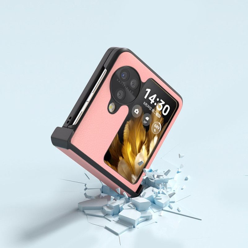 Etui Do Oppo Find N3 Flip Skóra Teksturowana Abeel