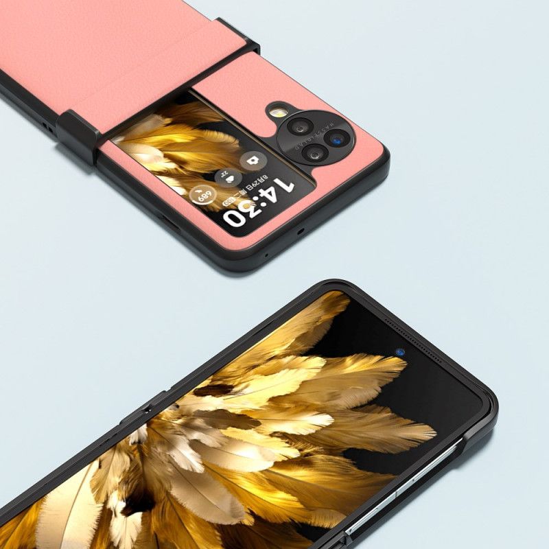 Etui Do Oppo Find N3 Flip Skóra Teksturowana Abeel