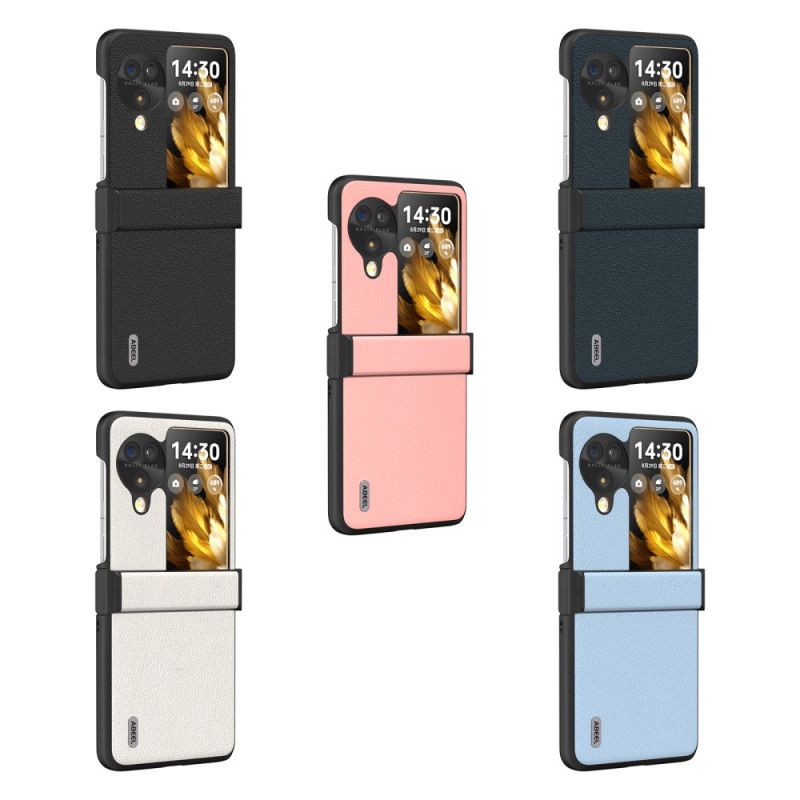 Etui Do Oppo Find N3 Flip Skóra Teksturowana Abeel