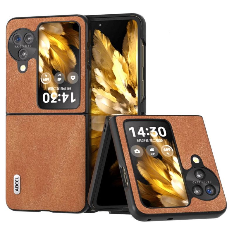 Etui Do Oppo Find N3 Flip Skórzany Styl Abeel