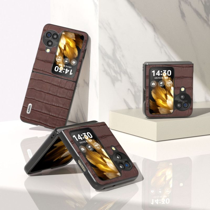 Etui Oppo Find N3 Flip Efekt Krokodyla Abeel Etui Ochronne