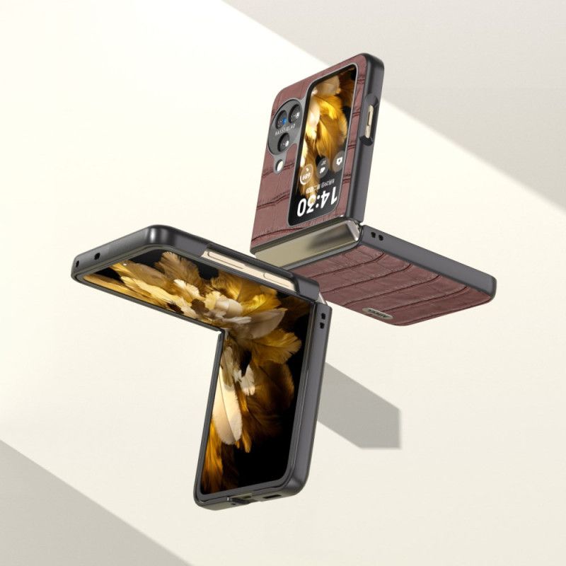 Etui Oppo Find N3 Flip Efekt Krokodyla Abeel Etui Ochronne