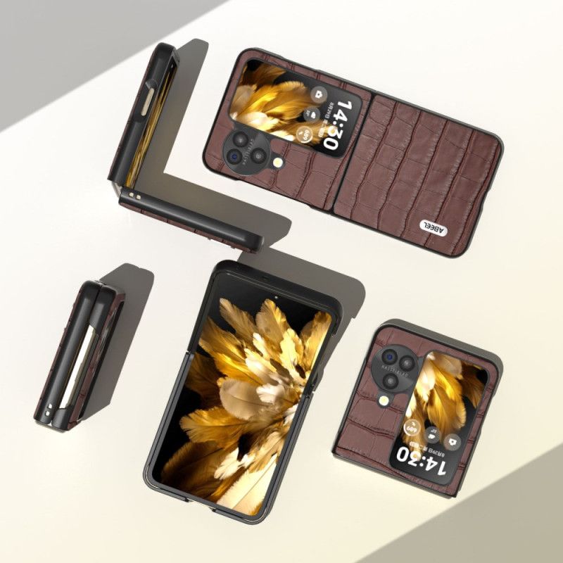 Etui Oppo Find N3 Flip Efekt Krokodyla Abeel Etui Ochronne