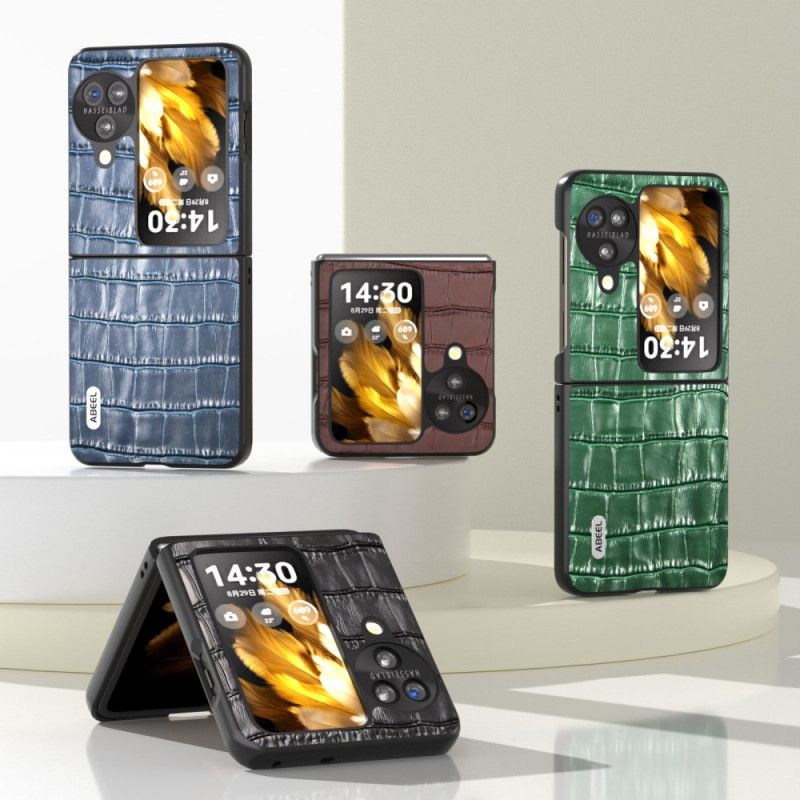 Etui Oppo Find N3 Flip Efekt Krokodyla Abeel Etui Ochronne