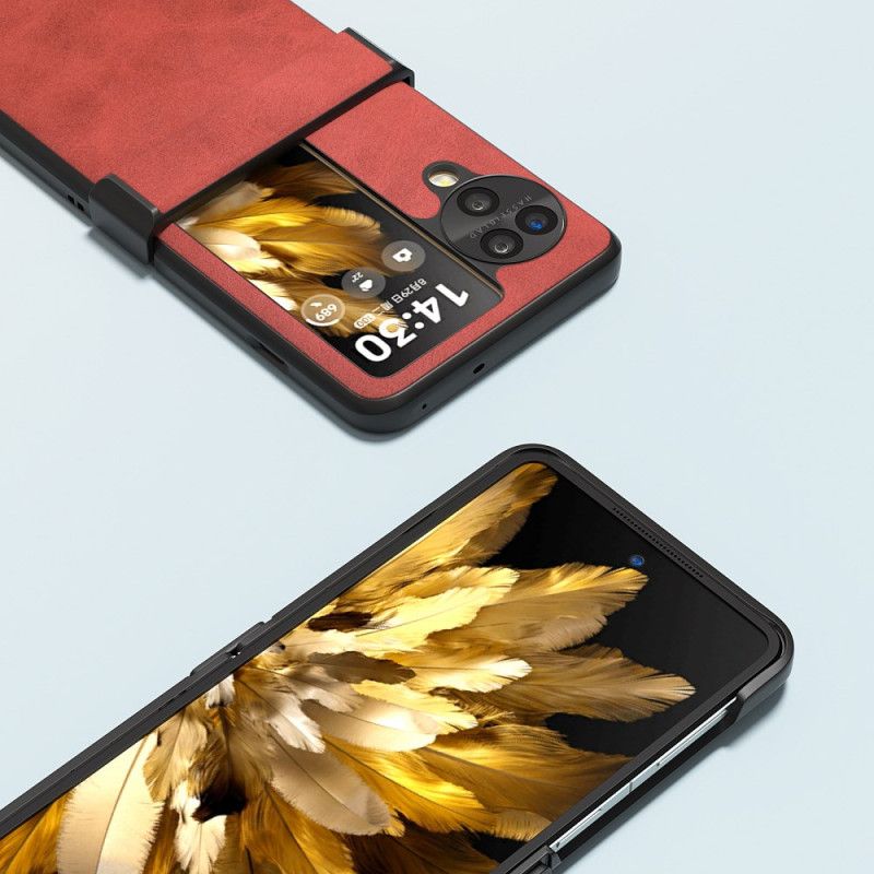 Etui Oppo Find N3 Flip Efekt Skóry Abeel Etui Ochronne