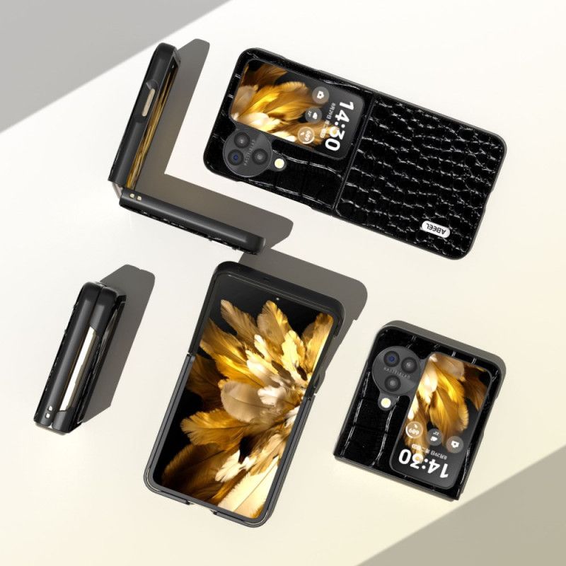 Etui Oppo Find N3 Flip Tekstura Krokodyla