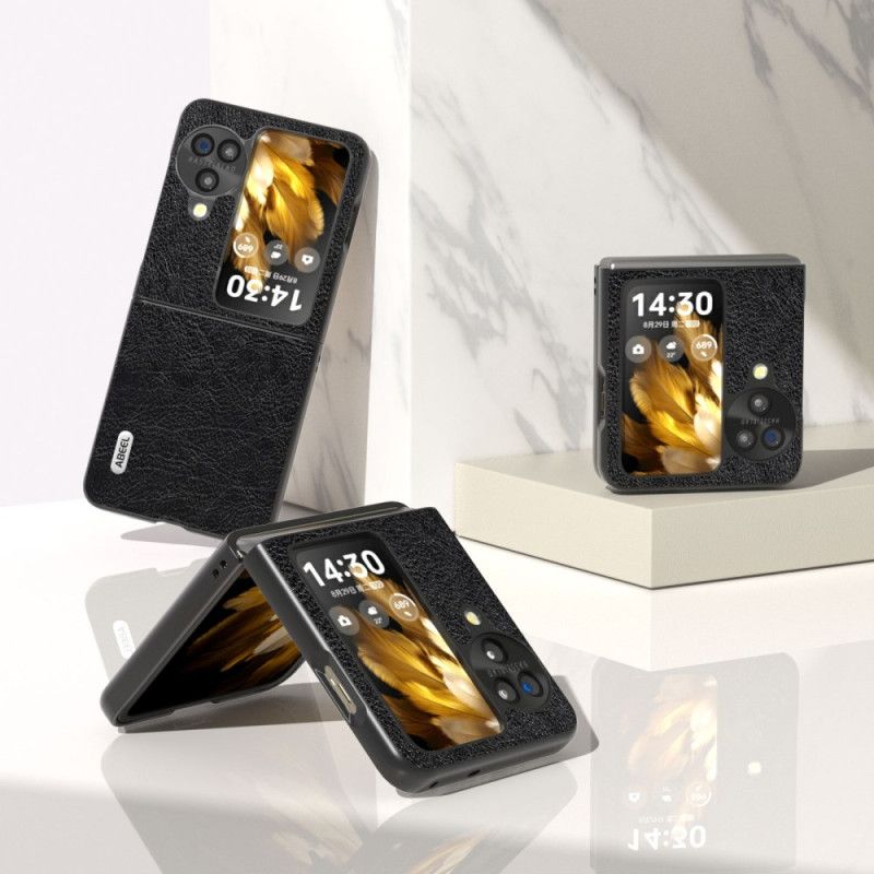 Etui Oppo Find N3 Flip Tekstura Liczi Abeel Etui Ochronne