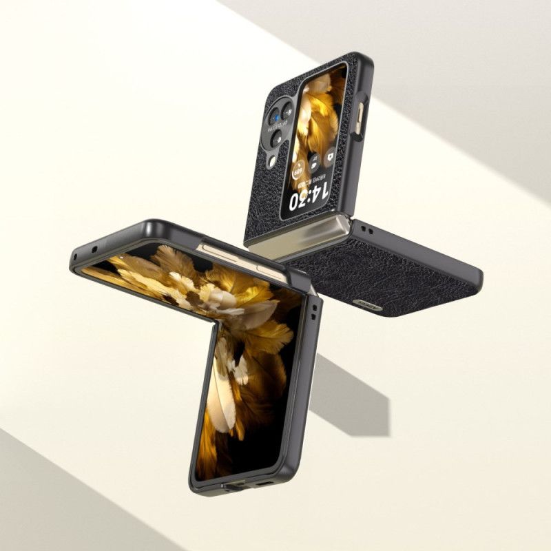 Etui Oppo Find N3 Flip Tekstura Liczi Abeel Etui Ochronne