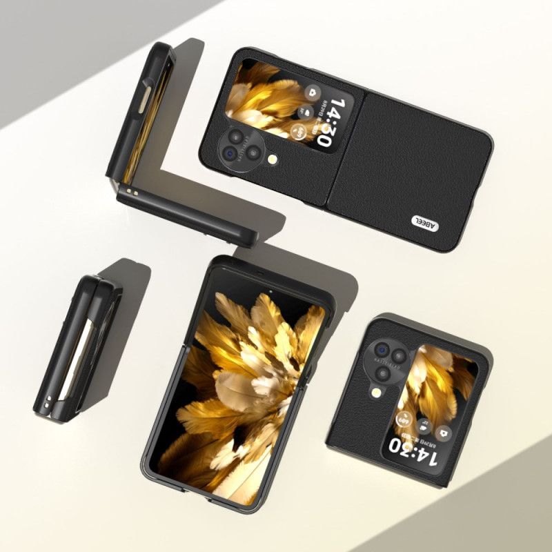 Etui Oppo Find N3 Flip Teksturowana Skóra Abeel