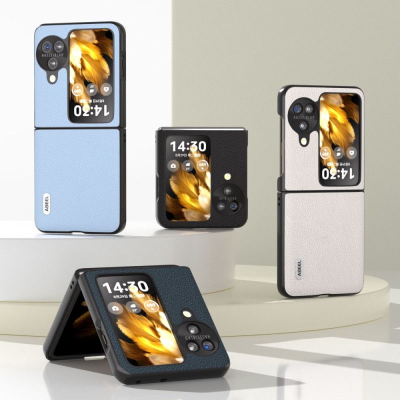 Etui Oppo Find N3 Flip Teksturowana Skóra Abeel