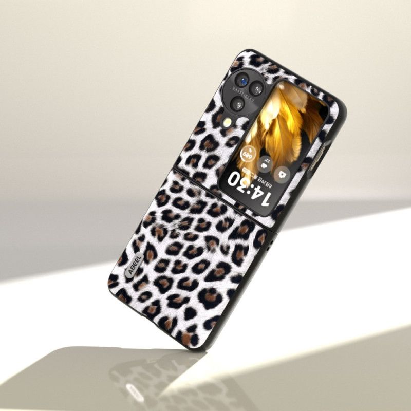 Etui Oppo Find N3 Flip Wzór Lamparta Abeel Etui Ochronne