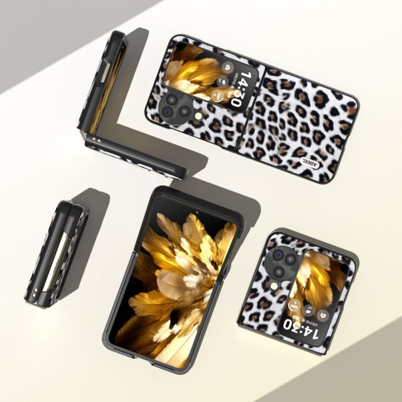 Etui Oppo Find N3 Flip Wzór Lamparta Abeel Etui Ochronne