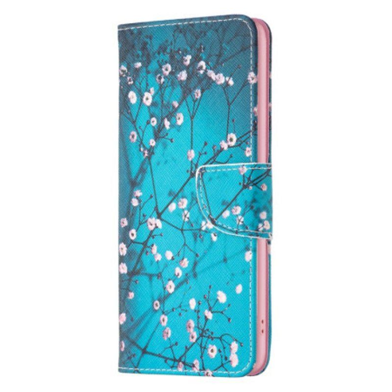 Etui Folio do iPhone 15 Kwitnące Gałęzie