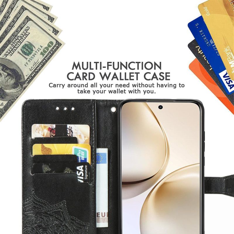 Etui Folio Do Realme 14 Pro Plus 5g Barokowa Mandala