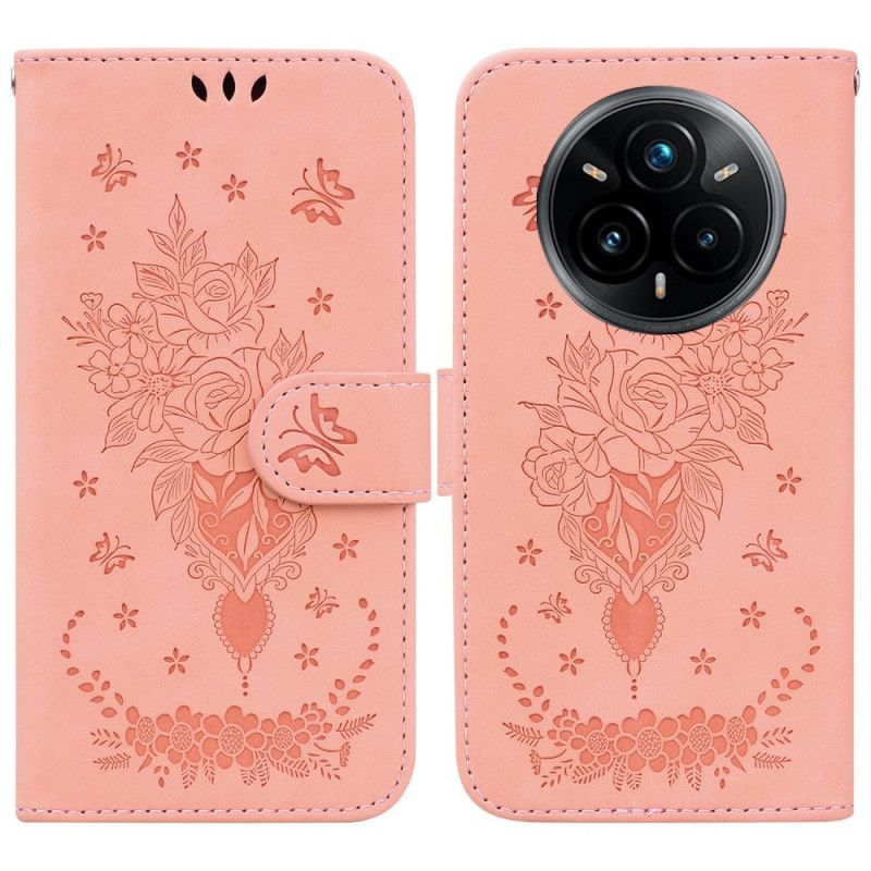 Etui Folio Do Realme 14 Pro Plus 5g Róże