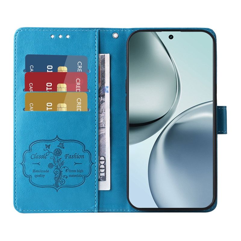 Etui Folio Do Realme 14 Pro Plus 5g Wzór Kwiatowy