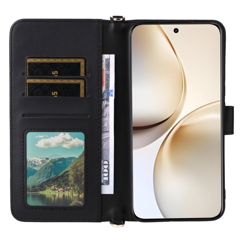 Etui Folio Realme 14 Pro Plus 5g Premium Z Paskiem Na Ramię I Paskiem Na Ramię