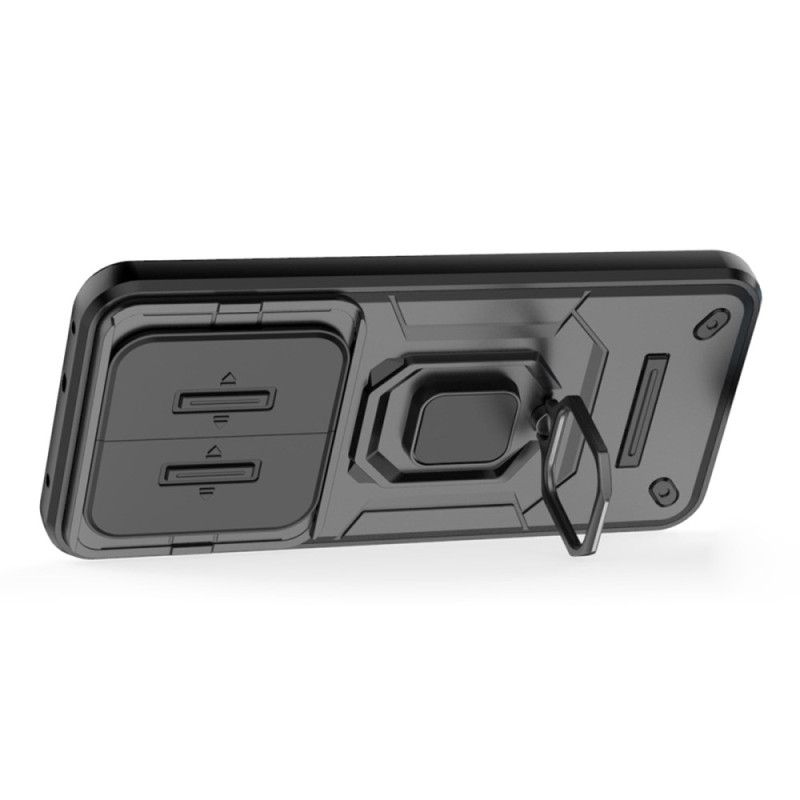 Etui Realme 14 Pro Plus 5g Wytrzymały Pierścień Z Przesuwaną Osłoną Aparatu