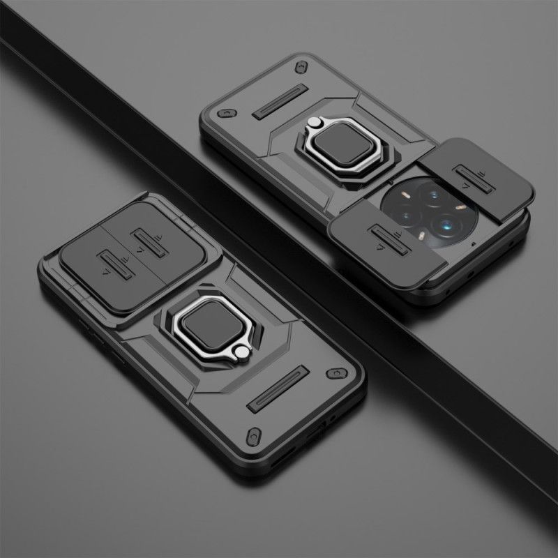 Etui Realme 14 Pro Plus 5g Wytrzymały Pierścień Z Przesuwaną Osłoną Aparatu