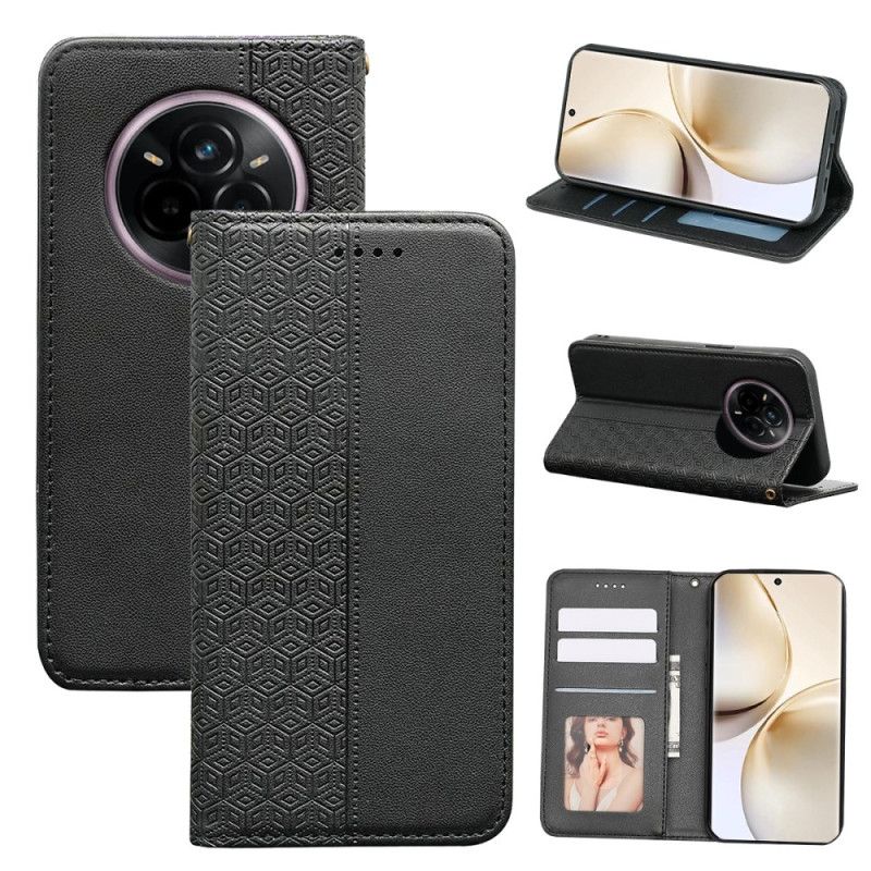 Flip Kotelot Realme 14 Pro Plus 5g Pasek W Kratkę Etui Ochronne