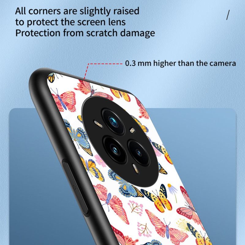 Futerały Realme 14 Pro Plus 5g Etui Na Telefon Motyle Ze Szkła Hartowanego