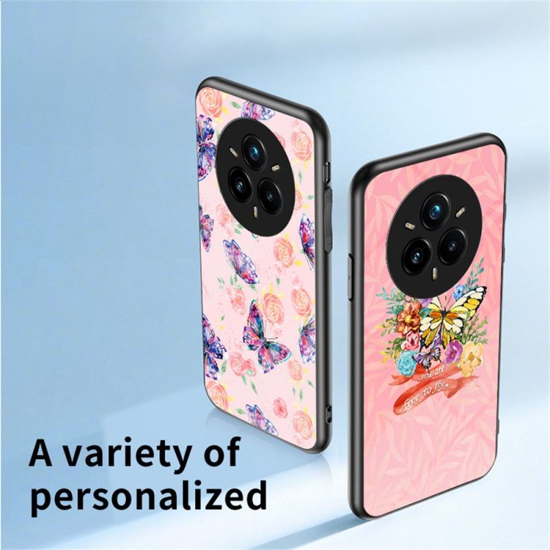 Futerały Realme 14 Pro Plus 5g Etui Na Telefon Motyle Ze Szkła Hartowanego